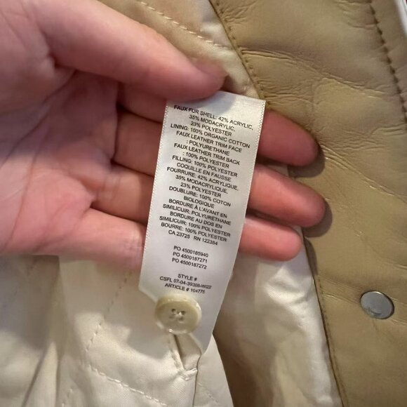 Aritzia Wilfred Free Teddy Jacket (Faux Fur) - Picture 4 of 6